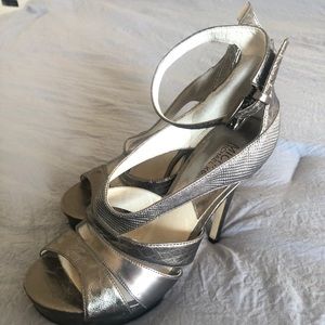 Michael Kors silver heels